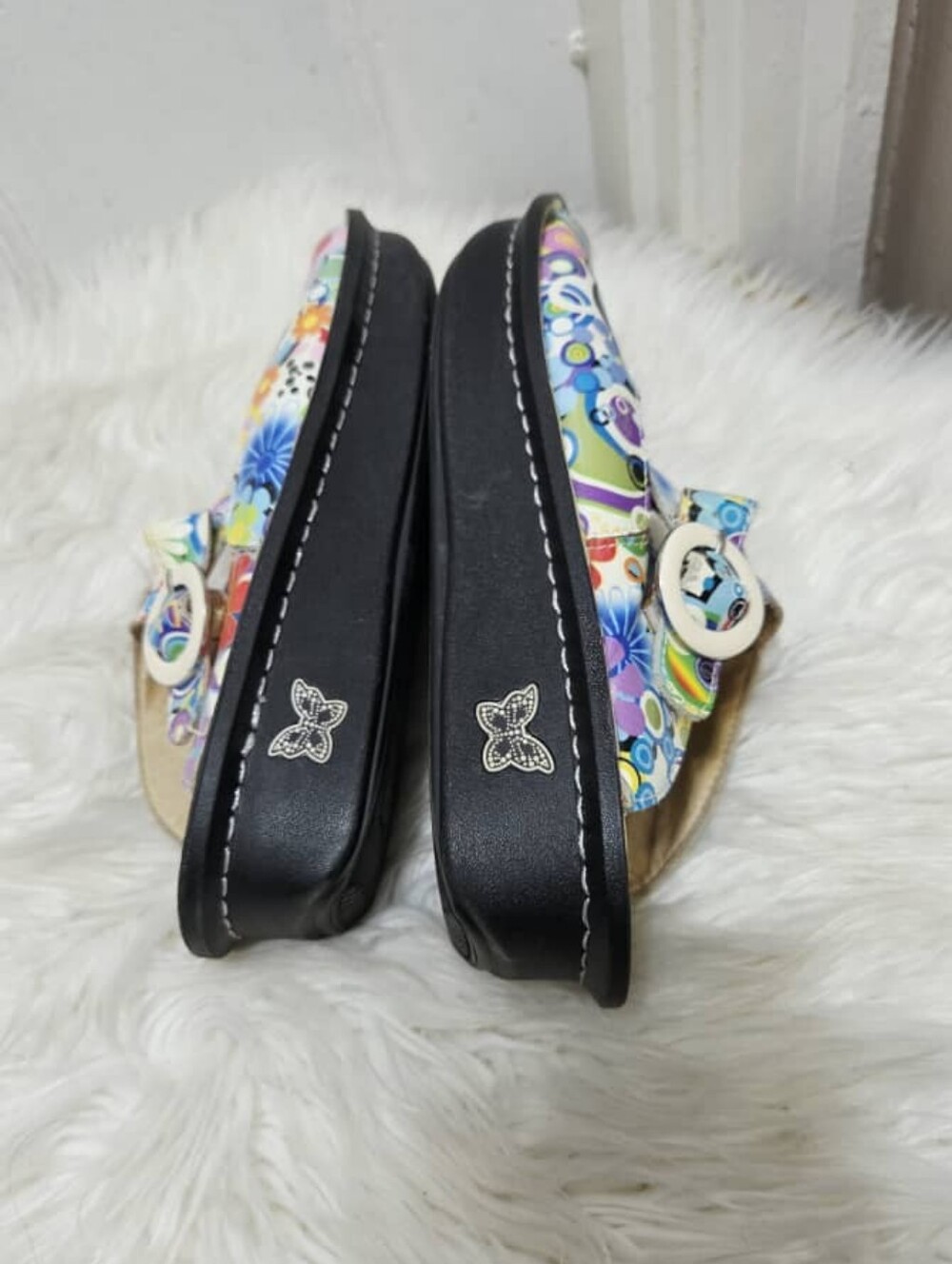 Alegria Floral/Flower Donna Backless Clogs Shoes Women's Size - Picture 6 of 8
